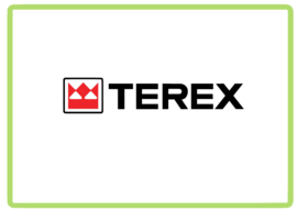 Terex met logo sticker