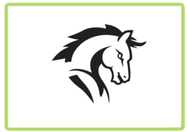 Paard sticker design 2
