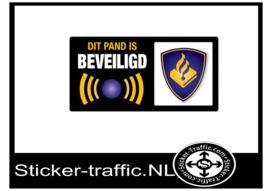 Dit pand is beveiligd sticker