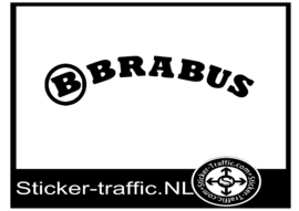 BRABUS rond remklauw sticker