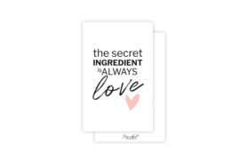Mini-kaart | The secret ingredient is always love