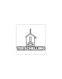 Waddensticker - Terschelling drenkelingen huisje