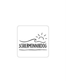 Waddensticker - Schiermonnikoog golf / zon