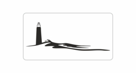 Caravan/Camper sticker Skyline De Cocksdorp
