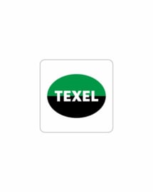 Texelsticker - Texel groen/zwart