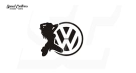 Sexy girl - VW logo