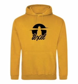 HOODIE VUURTOREN (LICHT) - MUSTARD