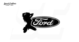 Sexy girl - Ford logo