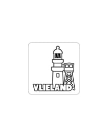 Waddensticker - Vlieland vuurtoren