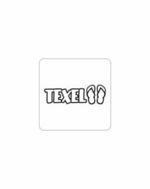 Texel sticker - Flip Flop outline