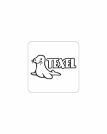 Texel sticker - Zeehond  ( groot )