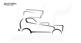 Stockcar F1- dirt - flat spoiler - big airbox