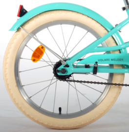 Volare Melody Kinderfiets - Meisjes - 18 inch - Turqoise
