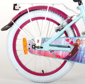 Volare Disney Frozen 2 Kinderfiets - Meisjes - 18 inch - Blauw/paars - Twee handremmen