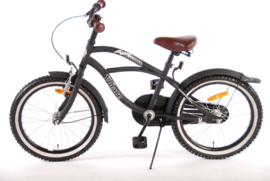 Volare Black Cruiser Kinderfiets - 18 inch - Zwart
