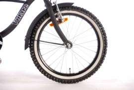Volare Black Cruiser Kinderfiets - 18 inch - Zwart