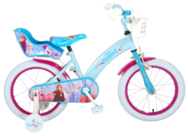 Volare Disney Frozen Kinderfiets - Meisjes - 16 inch - Blauw / paars