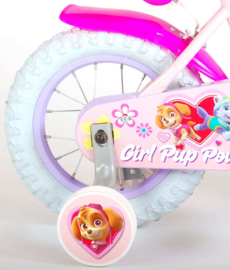 Volare Paw Patrol Kinderfiets - Meisjes - 12 inch - Roze