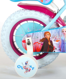 Volare Disney Frozen 2 Kinderfiets - Meisjes -12 inch - Blauw/paars