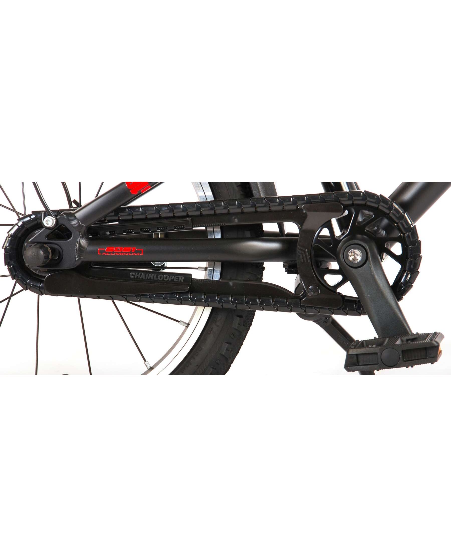 Volare Blaster Kinderfiets - Jongens - 16 inch - Zwart/Rood - Prime Collection
