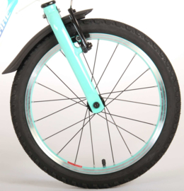 Volare Glamour Kinderfiets - Meisjes - 18 inch -  Parelmoer mint groen