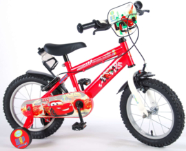 Volare Disney Cars Kinderfiets - Jongens - 14 inch - Rood - Twee handremmen