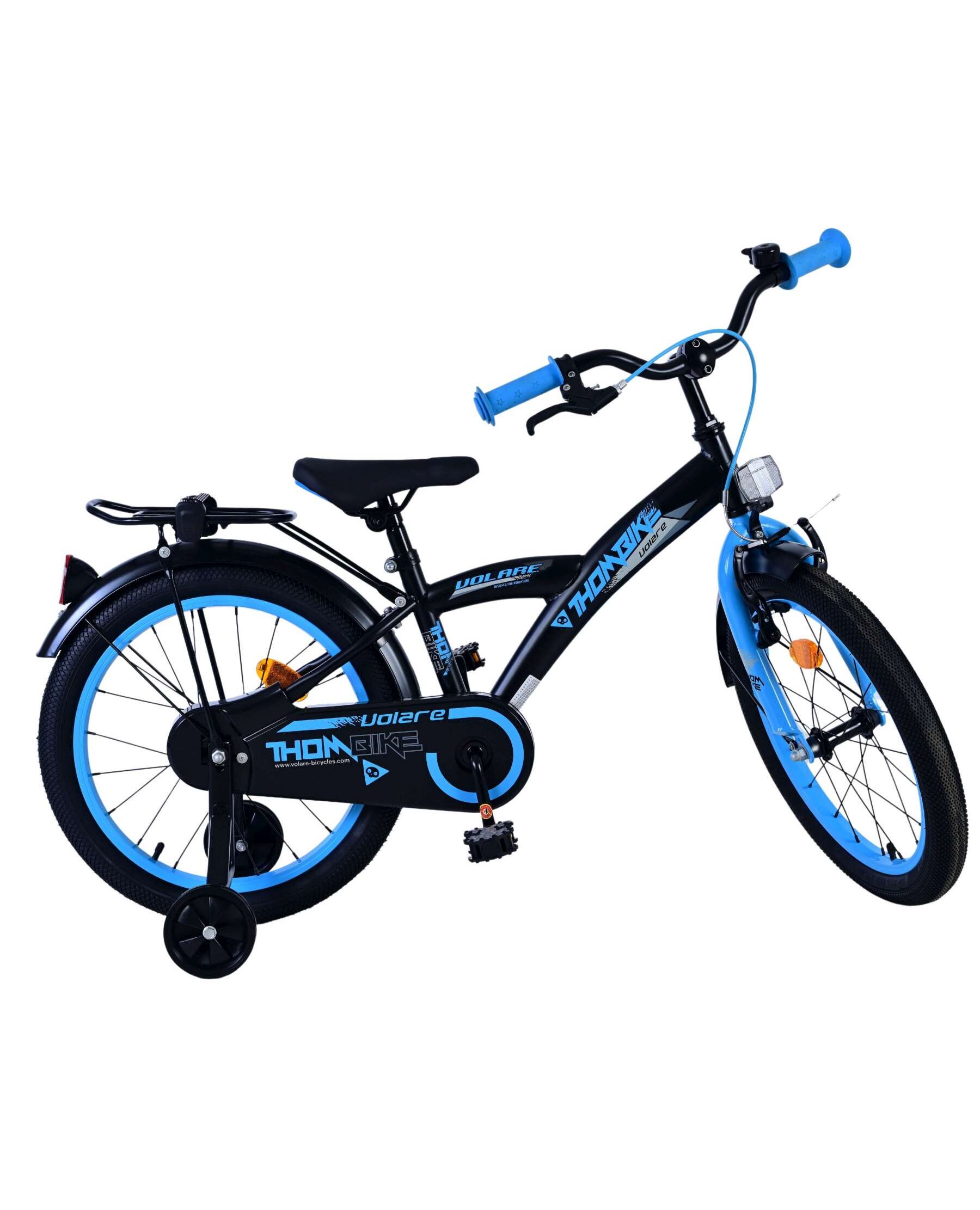 Volare Thombike Kinderfiets - Jongens - 18 inch - Zwart Blauw