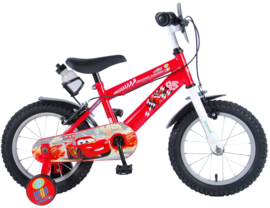 Volare Disney Cars Kinderfiets - Jongens - 14 inch - Rood - Twee handremmen