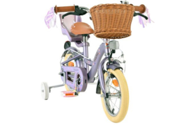 Volare Blossom Kinderfiets - Meisjes - 12 inch - Paars - Twee handremmen