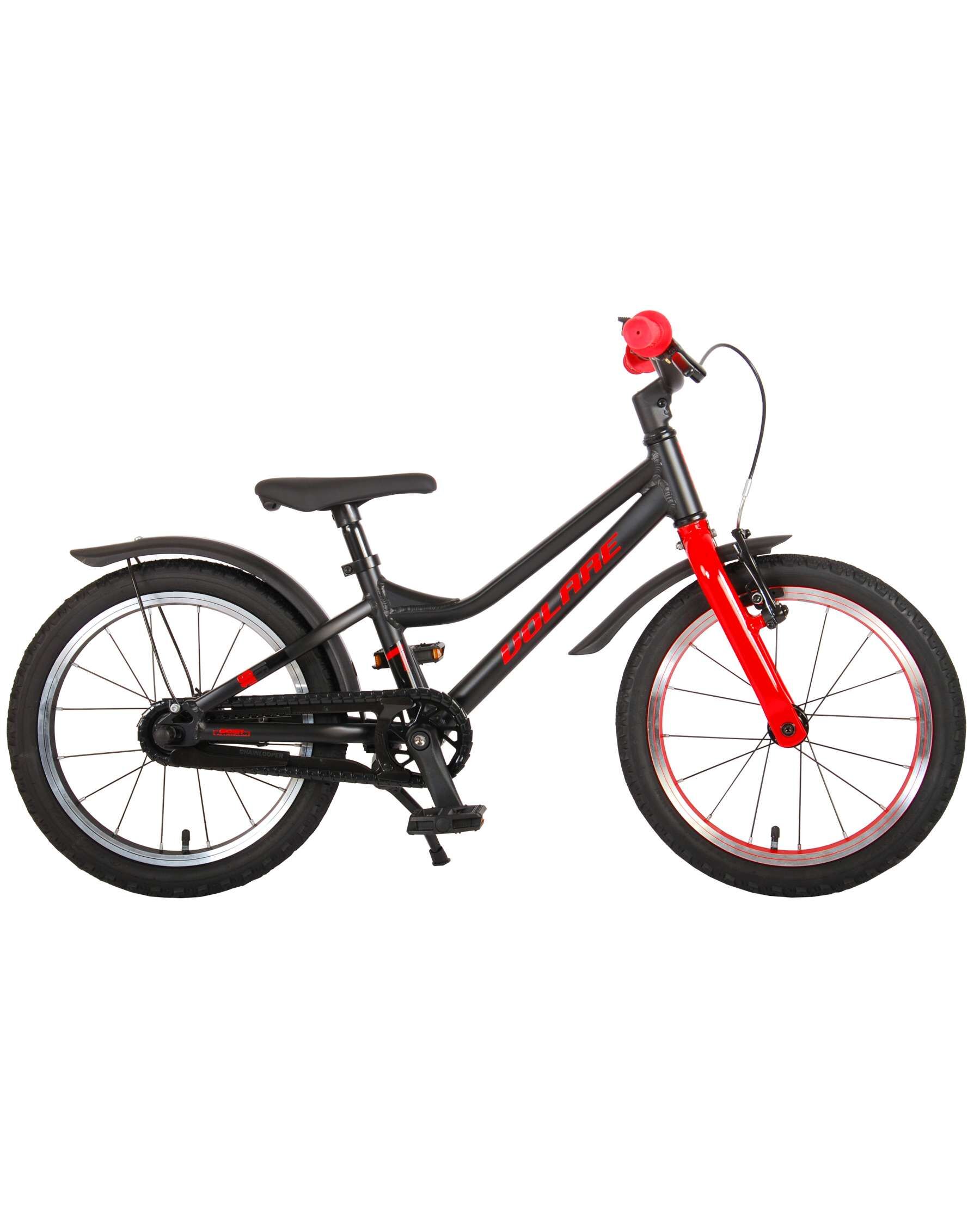 Volare Blaster Kinderfiets - Jongens - 16 inch - Zwart/Rood - Prime Collection