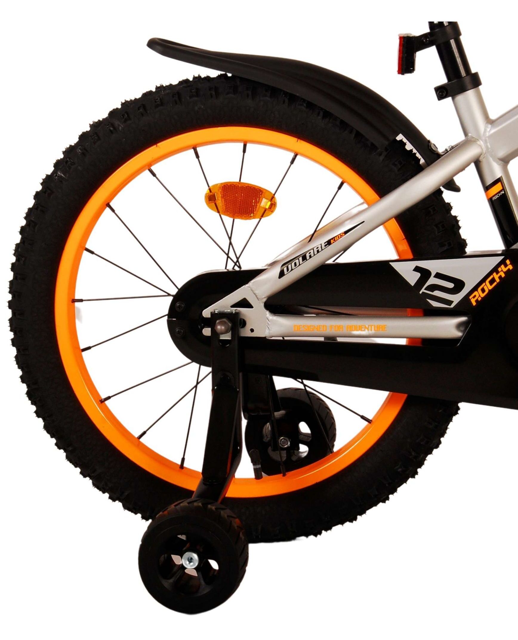 Volare Rocky Kinderfiets - Jongens - 18 inch - Grijs