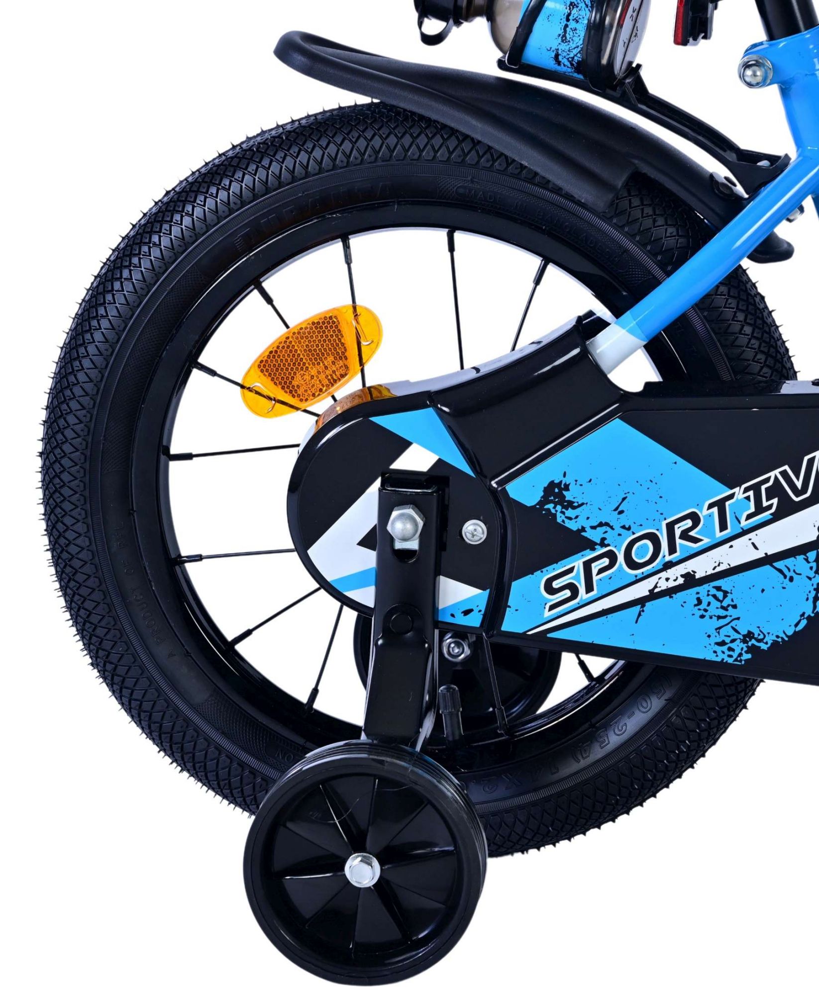 Volare Sportivo Kinderfiets - Jongens - 14 inch - Blauw Zwart