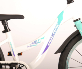 Volare Glamour Kinderfiets - Meisjes - 18 inch -  Parelmoer mint groen