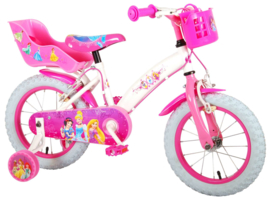 Volare Disney Princess Kinderfiets - Meisjes - 14 inch - Roze - Twee handremmen