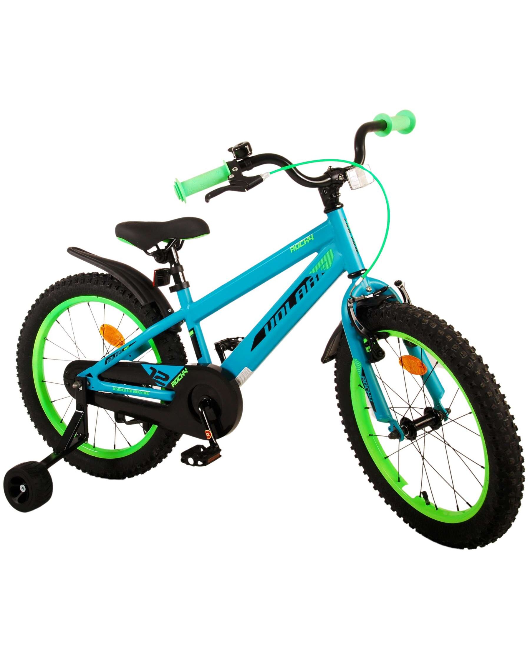 Volare Rocky Kinderfiets - Jongens - 18 inch - Groen