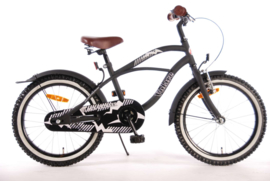 Volare Black Cruiser Kinderfiets - 18 inch - Zwart