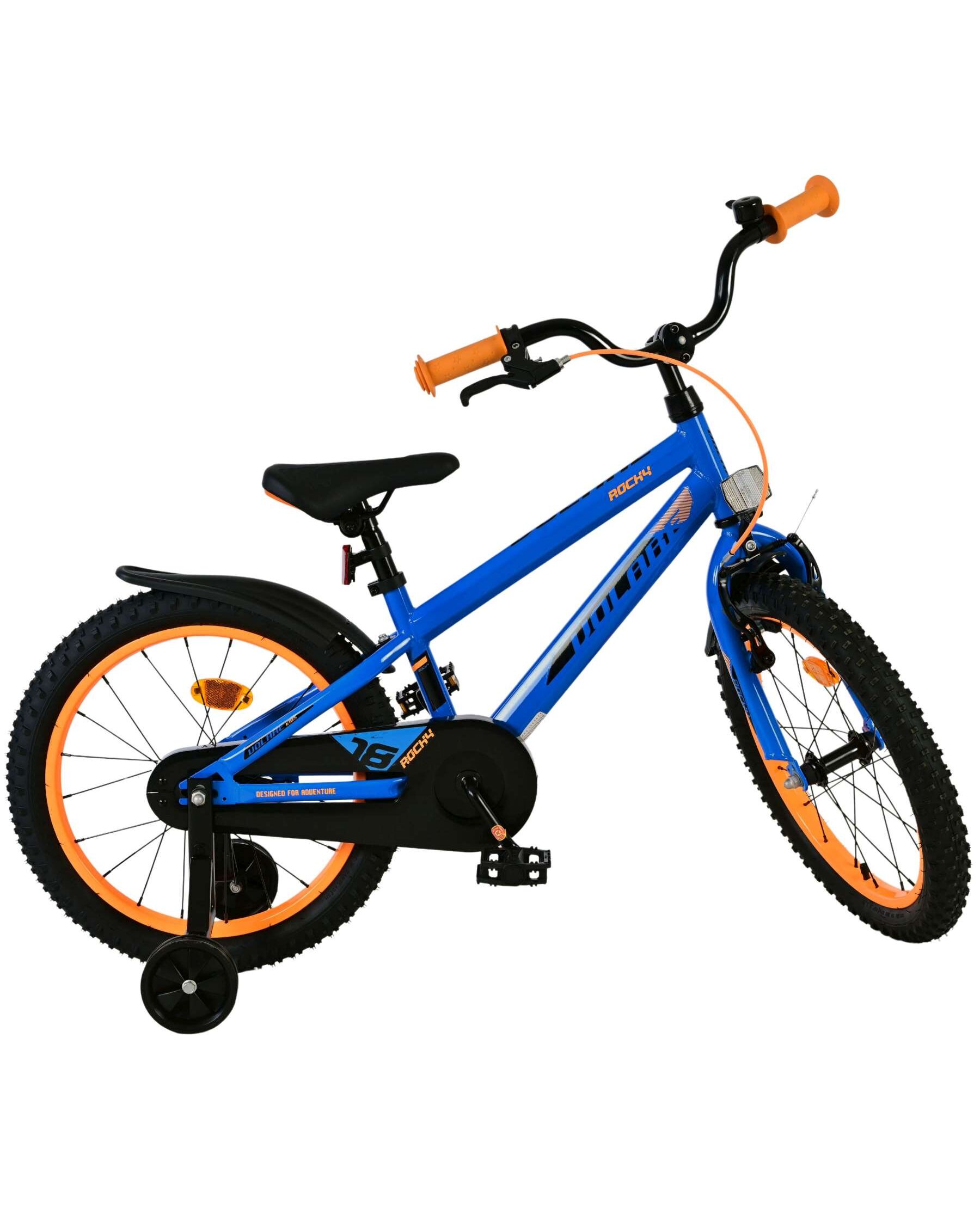 Volare Rocky Kinderfiets - Jongens - 18 inch - Blauw