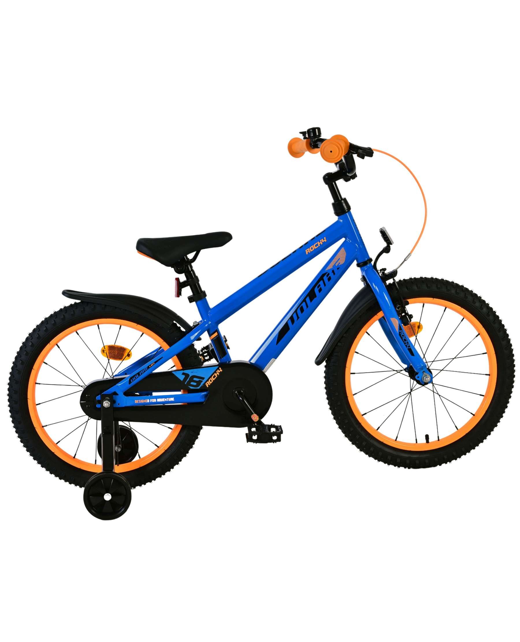 Volare Rocky Kinderfiets - Jongens - 18 inch - Blauw