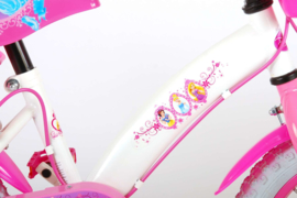 Volare Disney Princess Kinderfiets - Meisjes - 14 inch - Roze - Twee handremmen