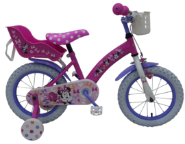 Volare Disney Minnie Kinderfiets - Meisjes - 14 inch - Roze