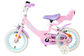 Volare Olivia Kinderfiets - Meisjes - 12 inch - Roze - Twee handremmen