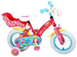 Volare Peppa Pig Kinderfiets - Meisjes - 12 inch - Roze - Twee handremmen