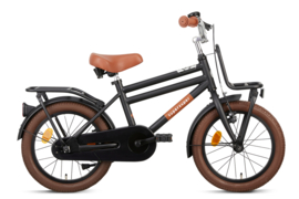 Supersuper Cooper Kinderfiets 16 inch Jongens Mat Zwart