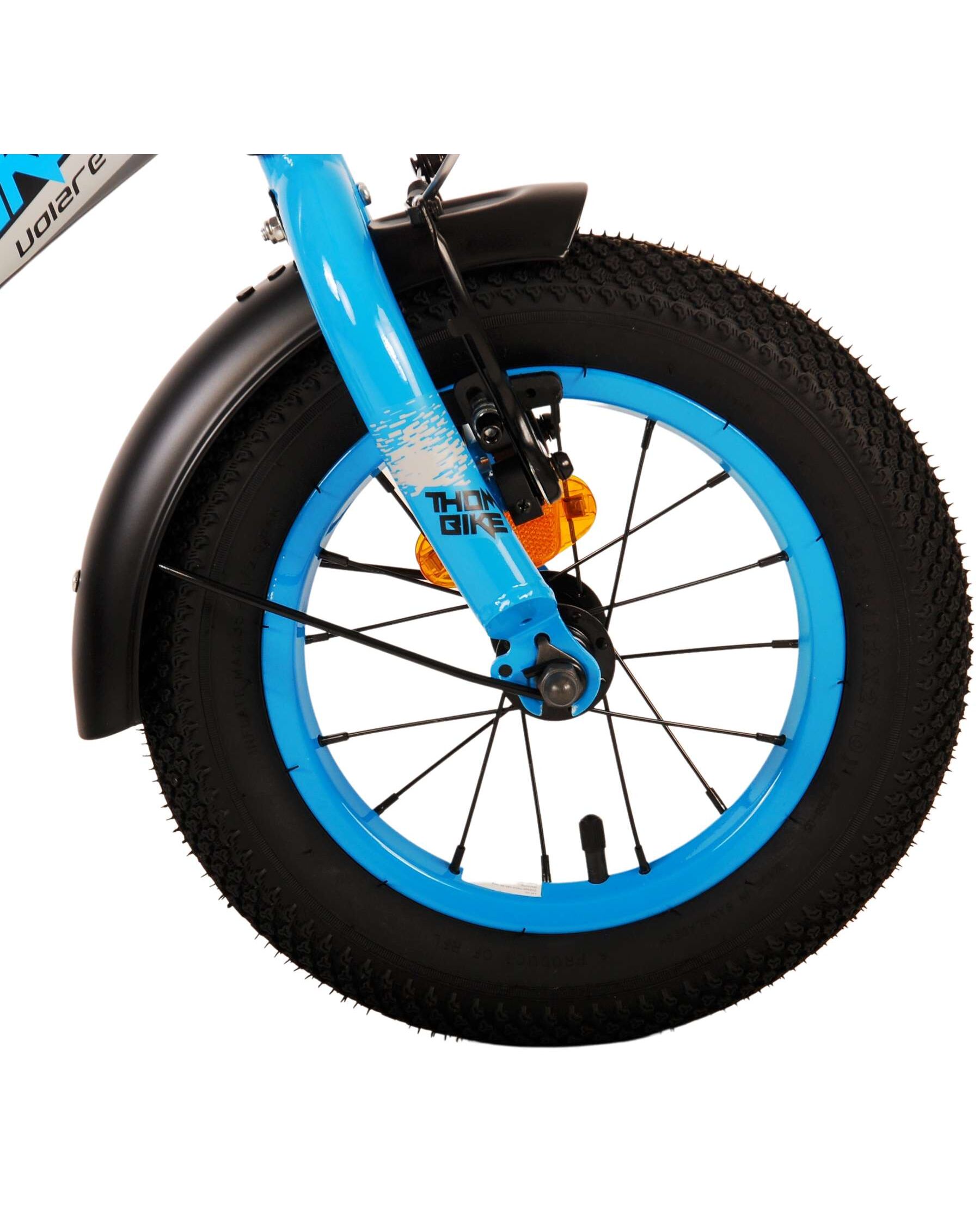 Volare Thombike Kinderfiets - Jongens - 12 inch - Zwart Blauw