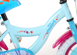 Volare Disney Frozen 2 Kinderfiets - Meisjes - 14 inch - Blauw/ paars