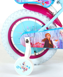 Volare Disney Frozen 2 Kinderfiets - Meisjes - 14 inch - Blauw/ paars