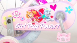 Volare Paw Patrol Kinderfiets - Meisjes - 12 inch - Roze