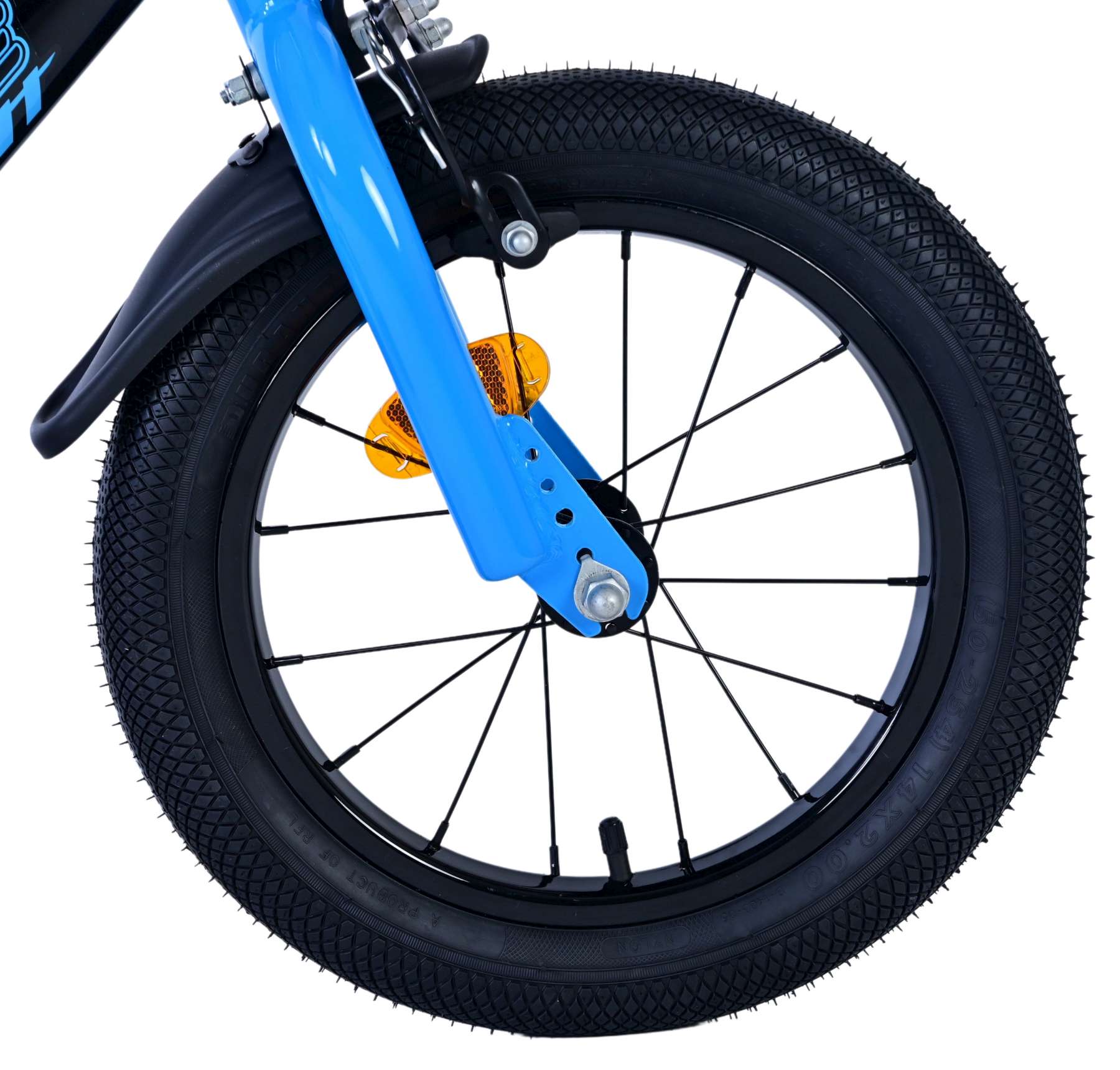 Volare Sportivo Kinderfiets - Jongens - 14 inch - Blauw Zwart