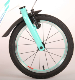 Volare Glamour Kinderfiets - Meisjes - 16 inch - Parelmoer Mint Groen