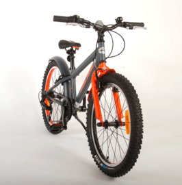 Volare Rocky Kinderfiets - Jongens - 20 inch - Grijs Oranje - 6 Speed